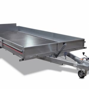 Remorque cargo PL 1544T BE – Porte-conteneurs basculante – 1,5 t