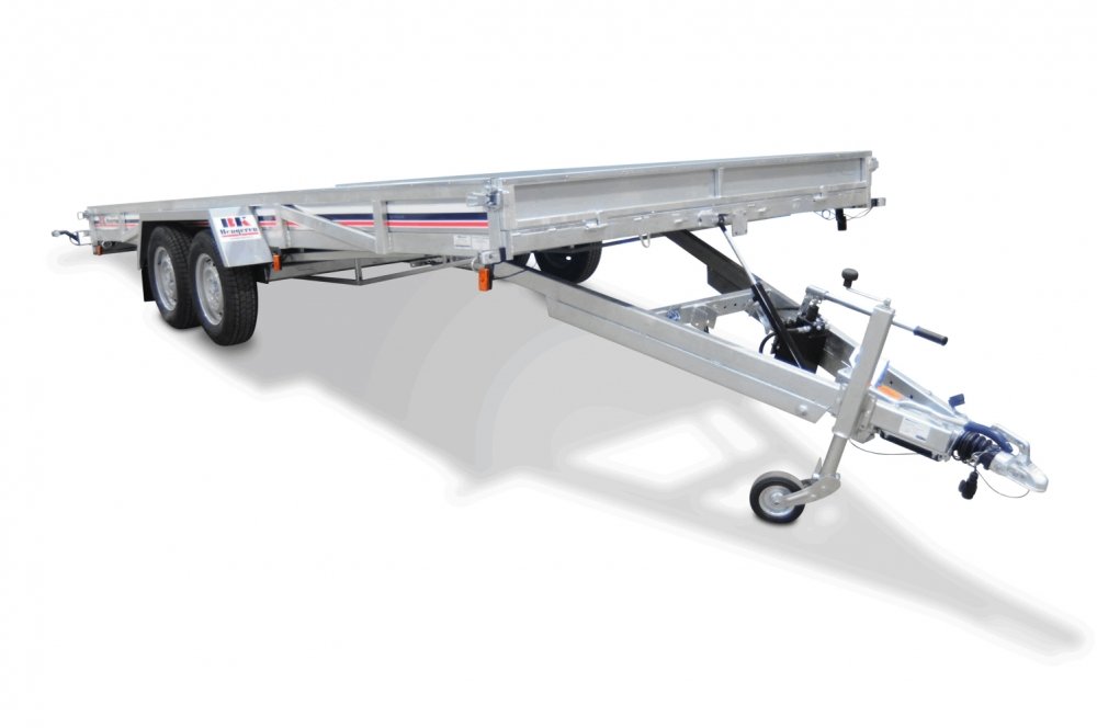 Remorque cargo PL 2052T BE – Surbaissée pour transport de voitures – 2 t