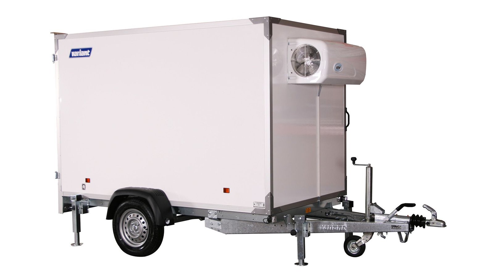 remorque frigorifique à double porte, 1300 kg