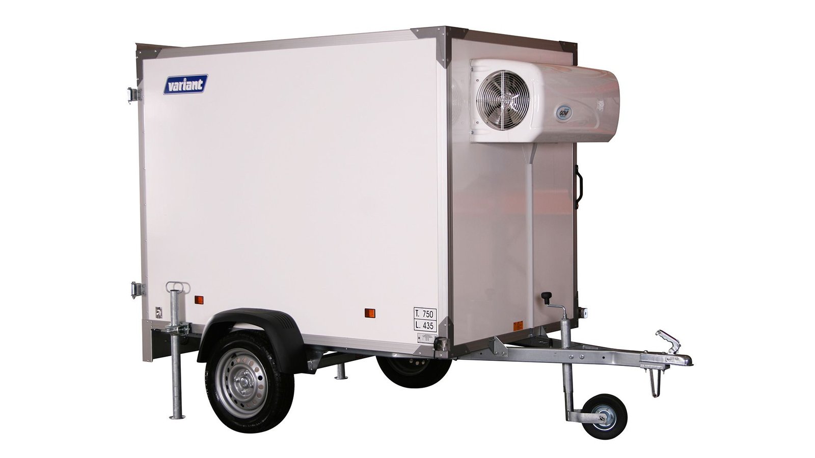 Remorque frigorifique Variant 752 DK2 à portes battantes doubles, capacité de charge de 750 kg