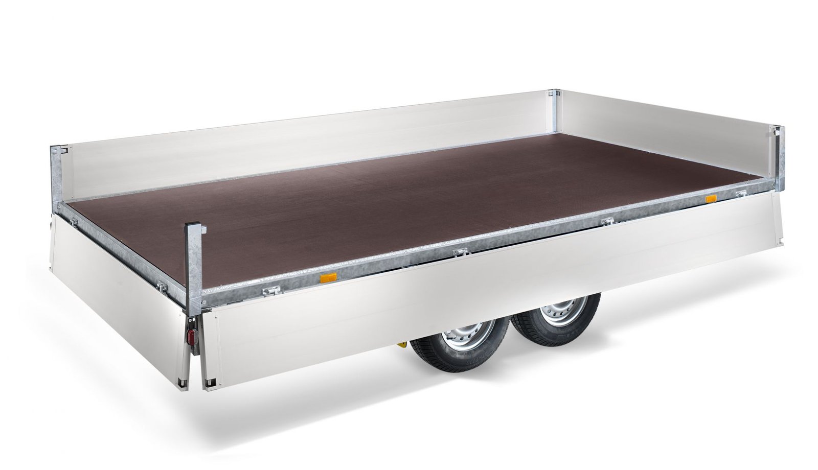 Remorque modèle plateau HN 203116, 2000 kg, pneus 10 pouces – Image 3