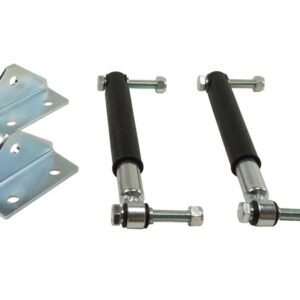 amortisseur d'essieu, jeu de 2 avec supports d'amortisseur