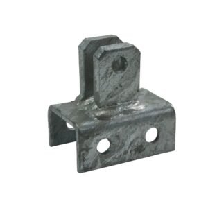 Pièce détachée pour remorque : support de vérin à gaz pour remorques fourgons Agados avec rampe