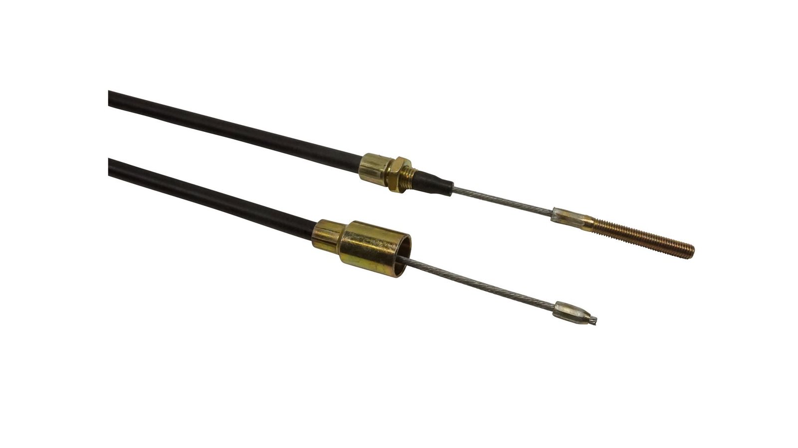 Câble de frein de rechange pour remorque Schlegl, longueur HL 730 mm, longueur GL 940 mm, diamètre du manchon 22 mm, filetage M8