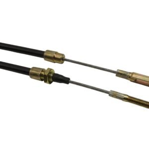 Câble de frein de rechange pour remorque BPW Knott, longueur 1000 mm, longueur 1300 mm, œillet fendu 18 x 7,5 mm, filetage M8