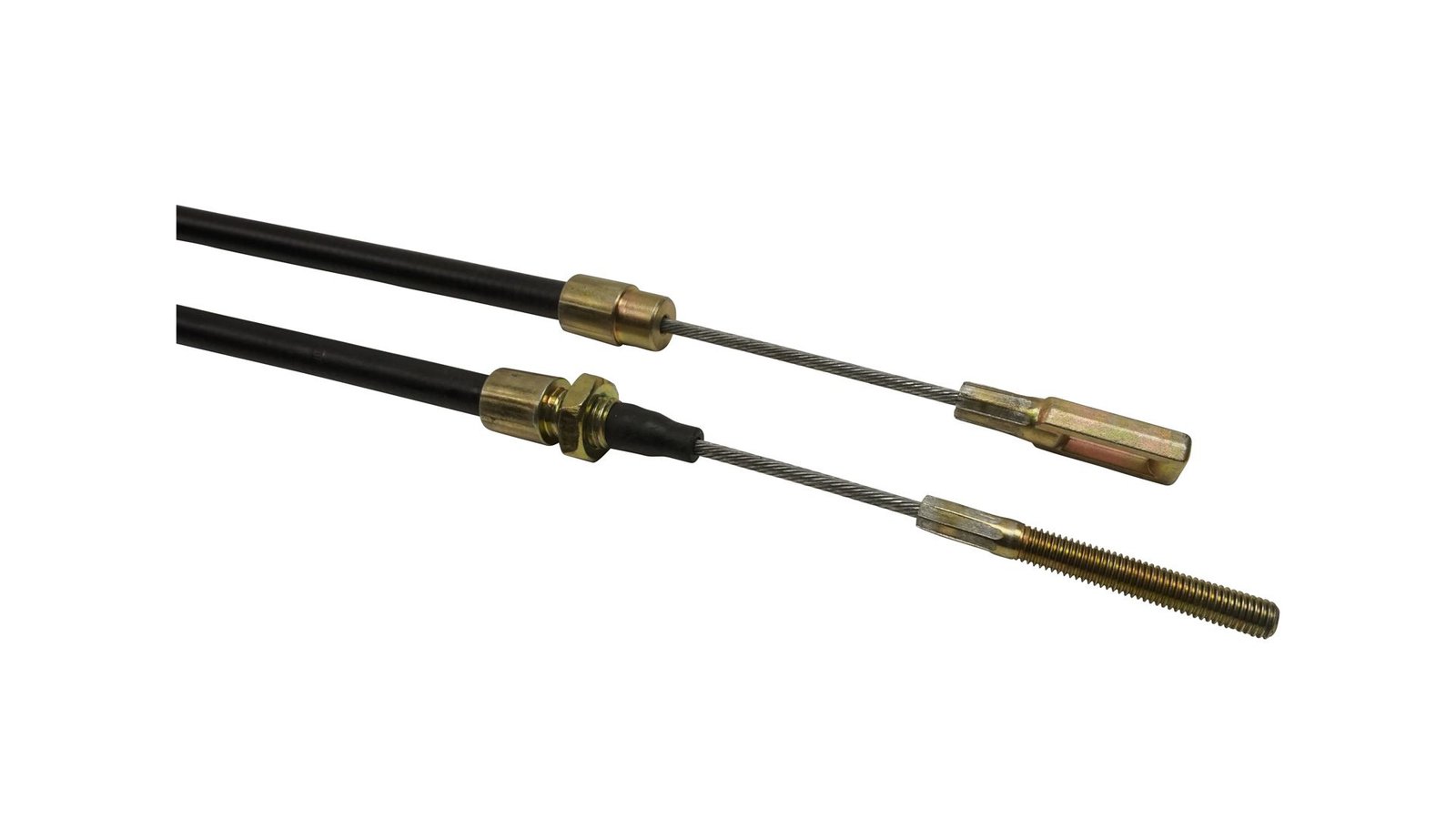 Câble de frein de rechange pour remorque BPW Knott, longueur 1000 mm, longueur 1300 mm, œillet fendu 18 x 7,5 mm, filetage M8