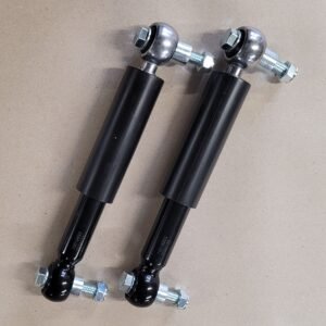 amortisseur d’essieu avec matériel de montage, lot de 2