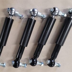 amortisseur d’essieu avec matériel de montage, lot de 4