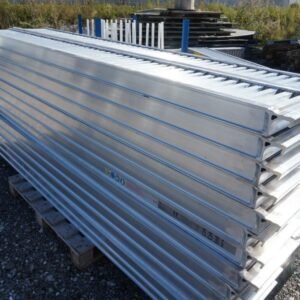 Rampe de chargement droite en aluminium pour Anssems KSX, 2500 x 300 mm, capacité de charge 3000 kg, 1 paire