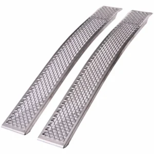 Rampe en aluminium 1500 x 200 mm, incurvée, 400 kg