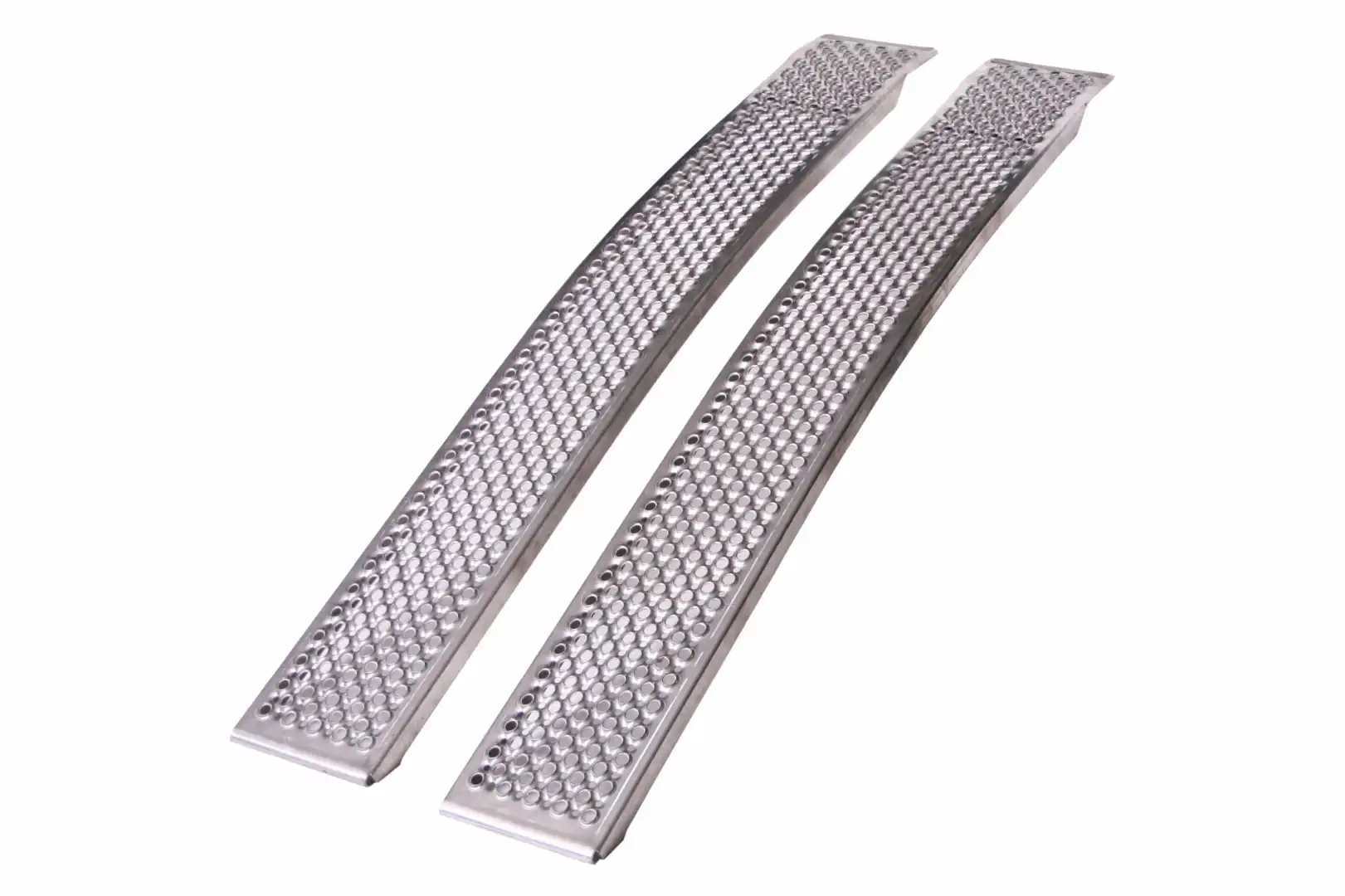 Rampe en aluminium 1500 x 200 mm, incurvée, 400 kg