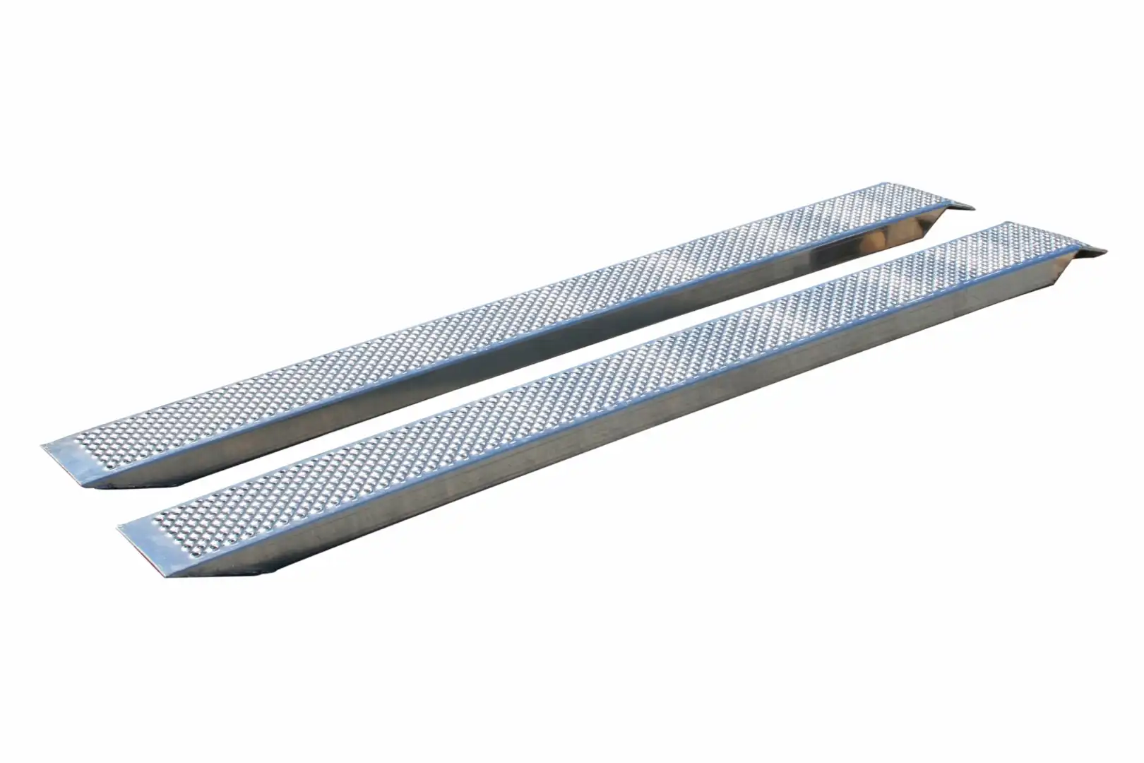 Rampe en aluminium 250 x 26 cm droite avec axe pour benne basculante 4000 kg