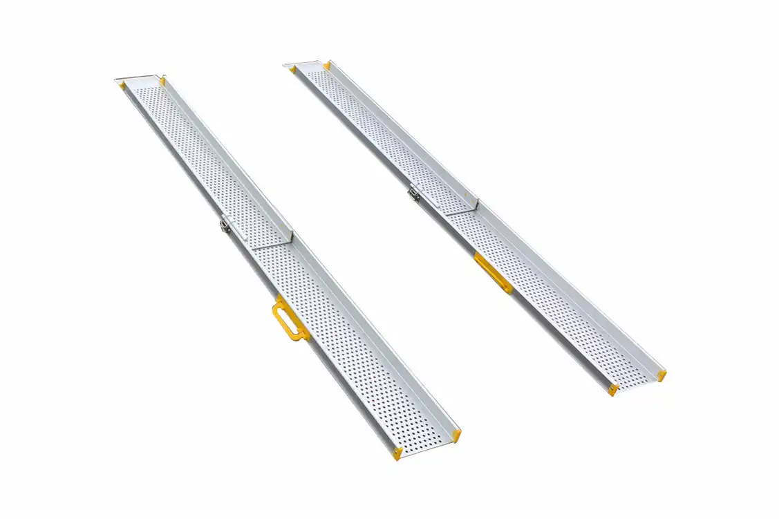 Rampes en aluminium télescopiques 1500 x 210 mm, 270 kg