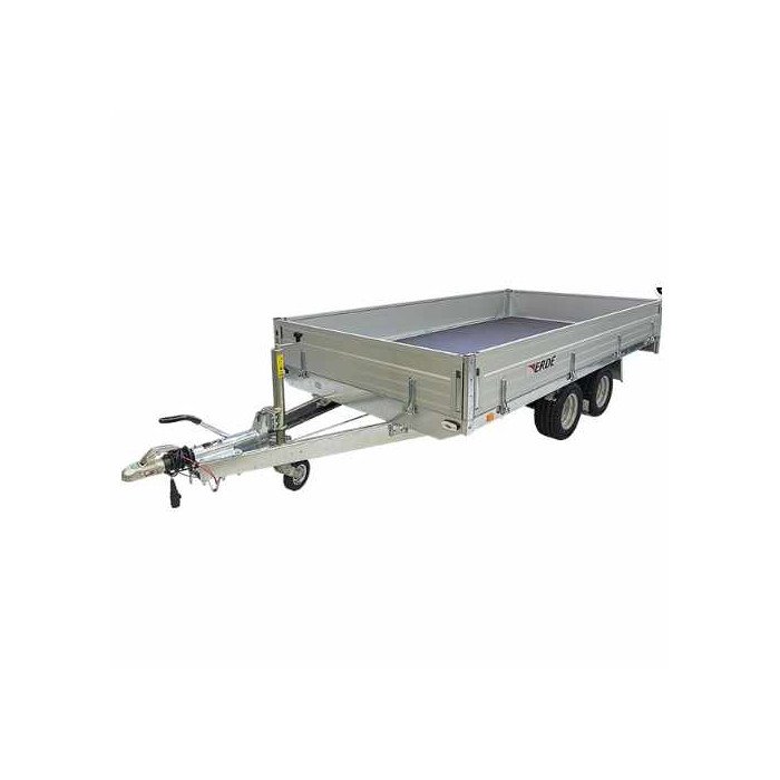 Plateau surbaissé ridelles alu roues dessous gamme XRS 342 FR