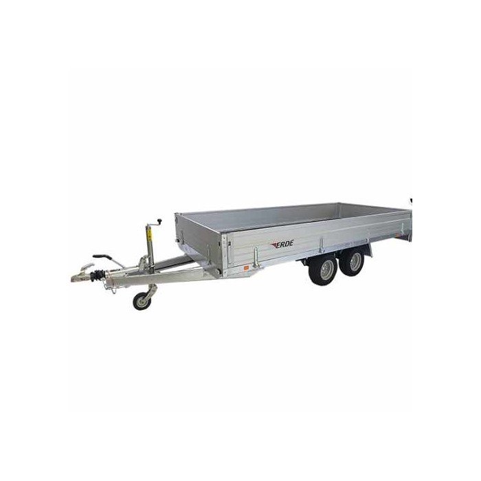 Plateau surbaissé ridelles alu roues dessous gamme XRS 402 FR