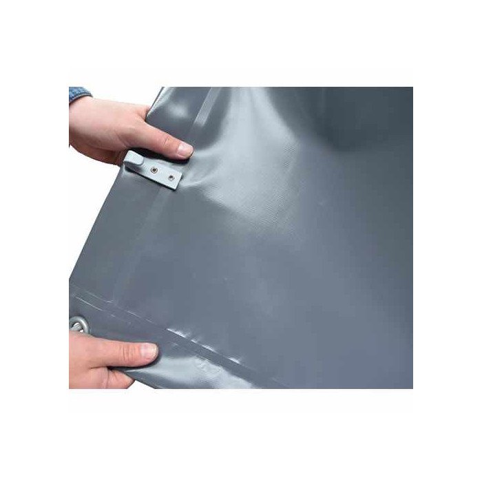 Kit Bâche Haute 180 cm + Armatures pour Hulco Medax 335 x 183 cm – Couleur Anthracite – Image 4