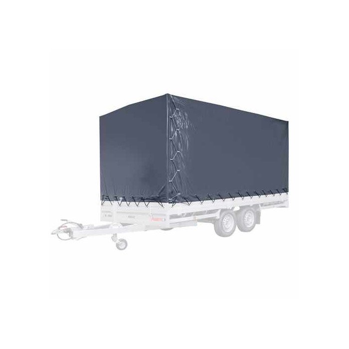 Kit Bâche Haute 180 cm + Armatures pour Hulco Medax 335 x 183 cm – Couleur Anthracite