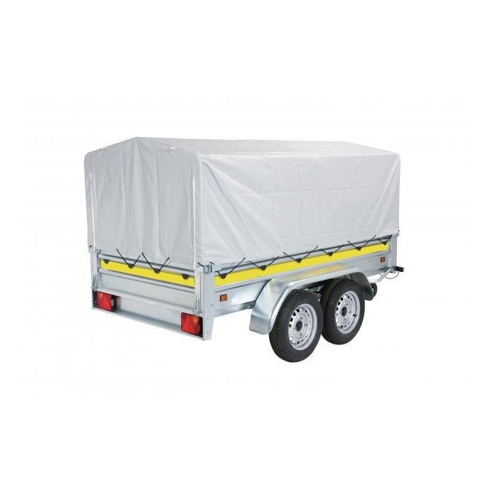 Kit Bâche Haute + Arceaux 70 cm pour Remorque 164 x 118 cm