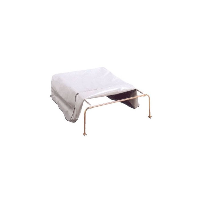 Kit Bâche Dôme 40 cm + Arceaux pour Remorque Sorel Pratik PR200 – 202 x 114 cm