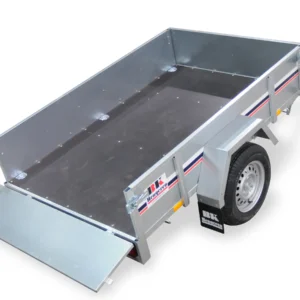 Remorque Cargo PL 0520T BR – PTAC 500 kg – Benne Basculante Galvanisée avec Freins