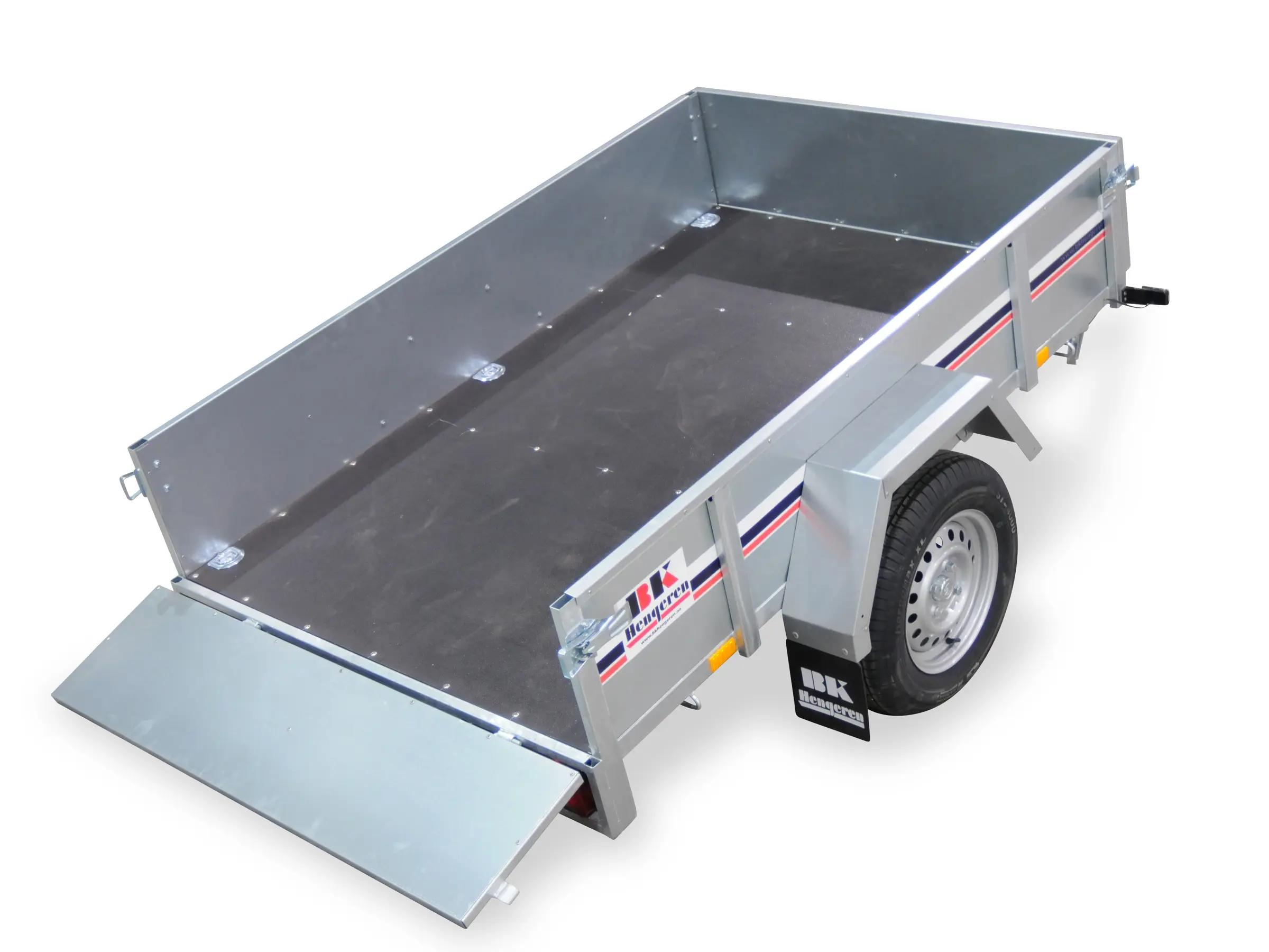 Remorque Cargo PL 0520T BR – PTAC 500 kg – Benne Basculante Galvanisée avec Freins
