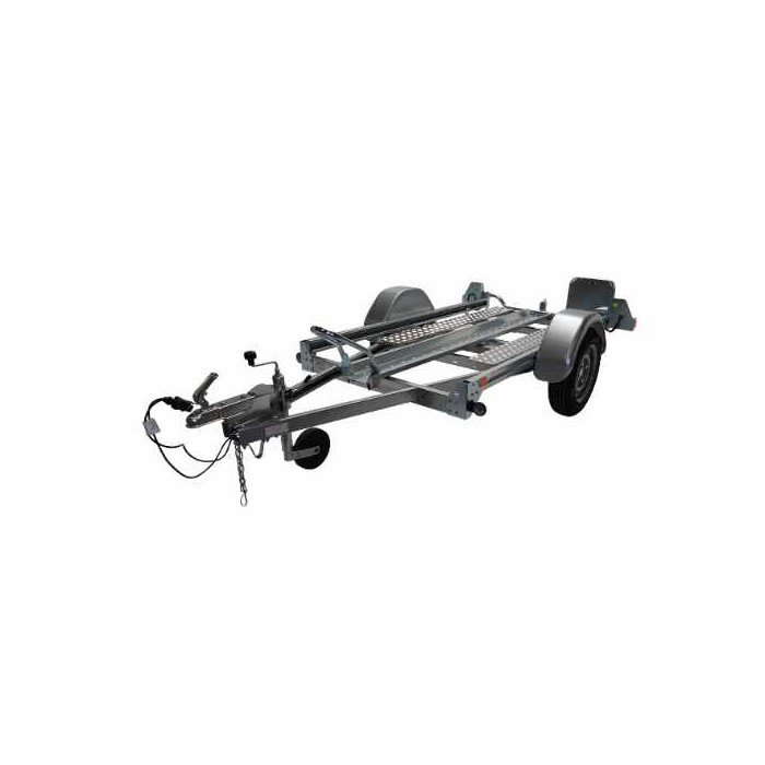 Remorque Porte-Moto Basculante Erdé PMB751 – PTAC jusqu'à 750 kg – Spéciale Grosses Cylindrées – Image 5