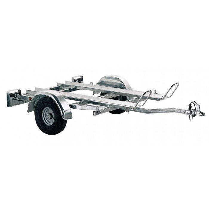 Remorque Porte-Moto DUO PM 13 Franc – PTAC 500 kg – 2 Motos – Basculante