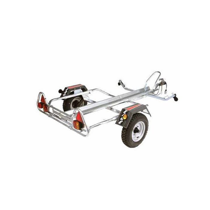 Remorque Porte-Moto Erdé PM310 – PTAC 300 kg – Monorail Ultra Légère – Image 4