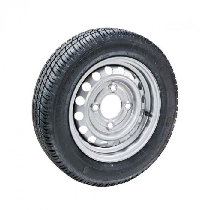 Roue Complète 135/80 R13 – 4 Trous 4x130 – ET20 – Roue de Secours