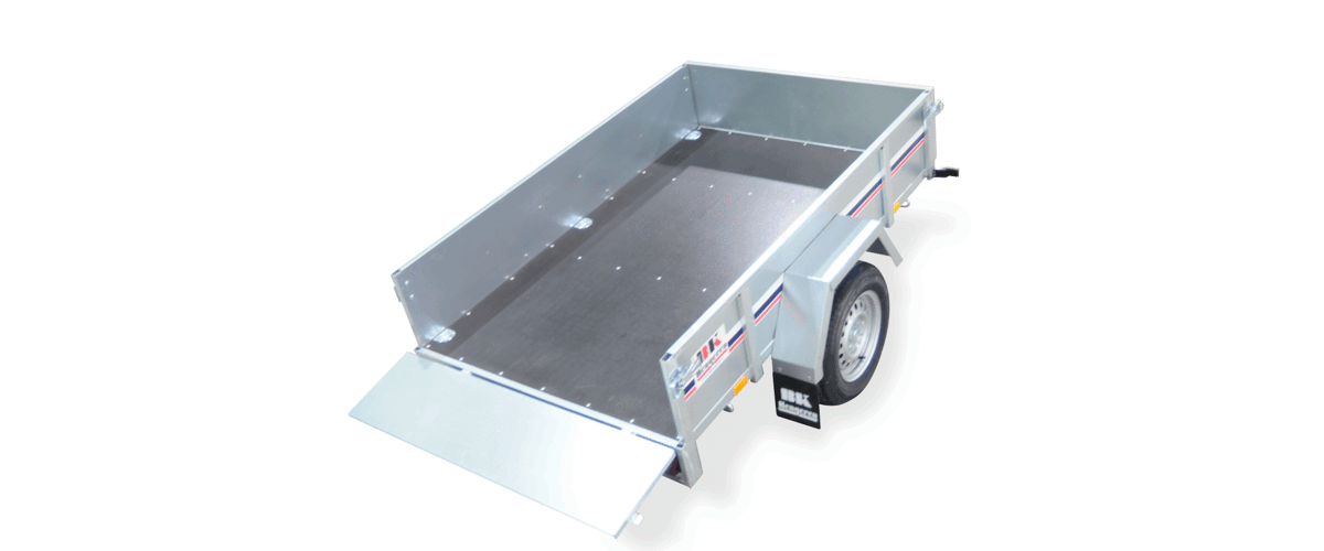 Remorque Cargo PL 0520T – PTAC 500 kg – Benne Basculante Galvanisée